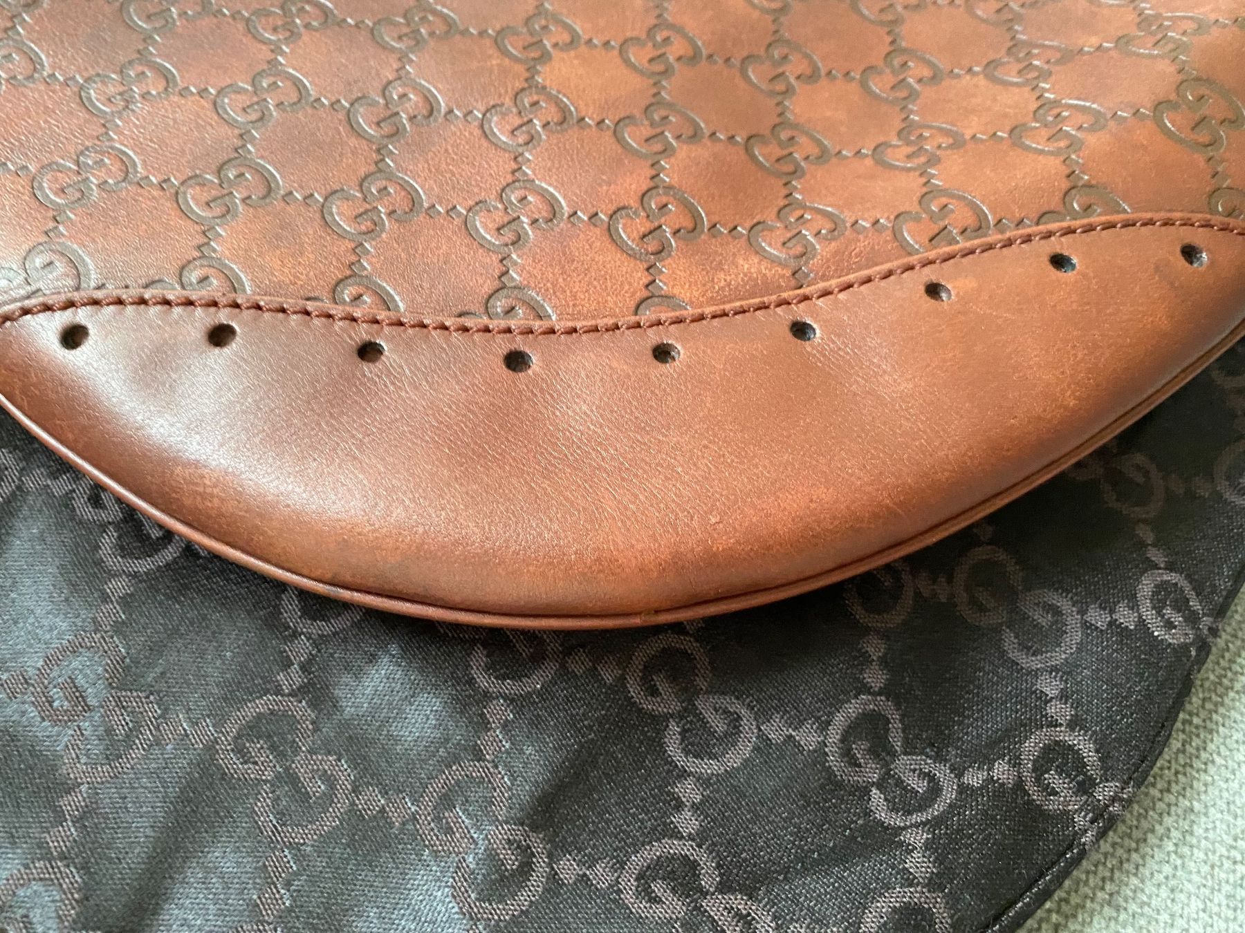Gucci Borse: Guccissima Shoulder Bag, Leder braun – Usato da Zürich venduto da Scheidegg1 7