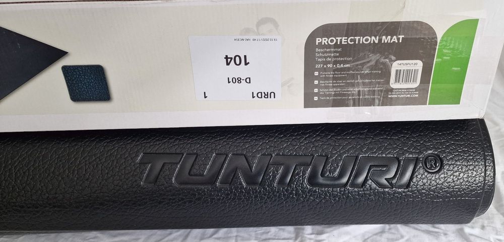 VEVOR Laufbandmatte 90x200cm - 4mm Dick Für Sportgeräte | Bodenschutz Für Teppich