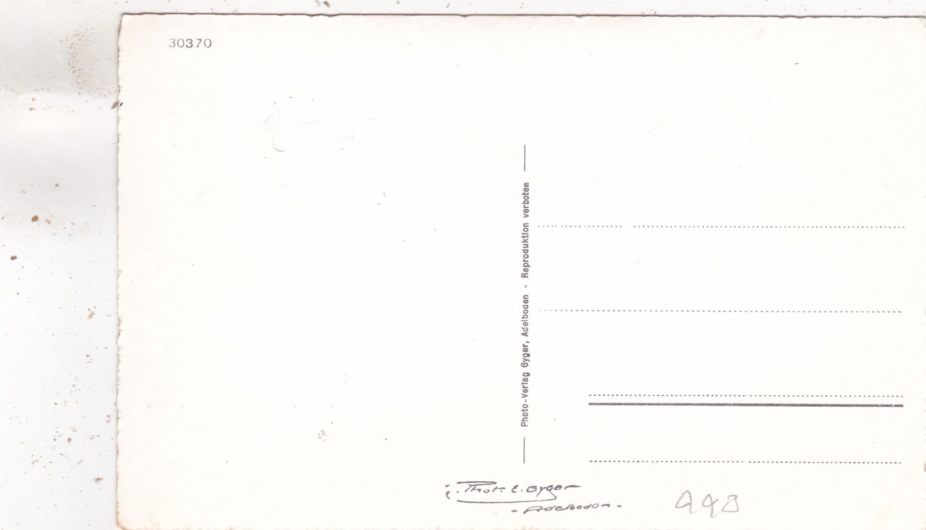 Cartoline postali: Gemmipass – Usato da Herisau venduto da Lisegrat2008 1