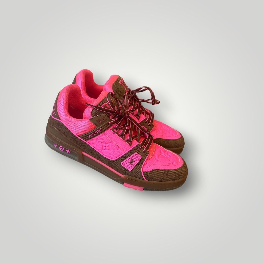 Louis Vuitton Herrenschuhe: Louis Vuitton Sneaker – Rosa / Braun – Neu und originalverpackt aus Lachen SZ von HelvetiaLuxury 6