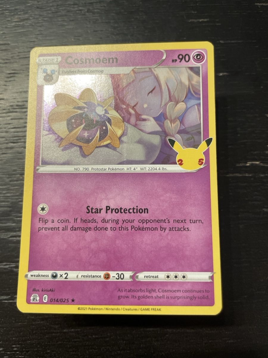 Pokémon Carte collezionabili: Cosmoem holo 014/025 pokemon celebrations – Usato da Hugelshofen venduto da Suimosa