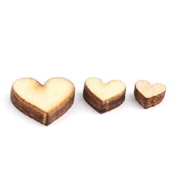 Holzartikel: 200 HOLZ HERZEN - BASTELN - DEKORATION – Neu und originalverpackt aus Kriens von swissgadget 5
