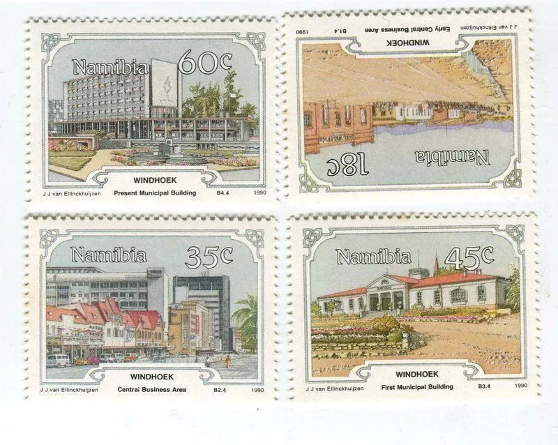 Alle Briefmarken: Briefmarken "Architektur". Namibia. – Neu und originalverpackt aus Basel von Butsch5