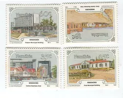 Briefmarken "Architektur". Namibia.