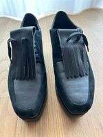 ANNE FONTAINE Black leather fashion trainers