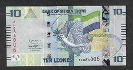 Sierra  Leone  10  Leones  2022  Gebraucht  SCHöN