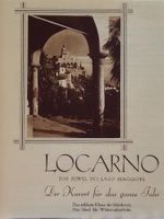 Vintage Reklame, Locarno, Tourismus, Kurort, 1920er