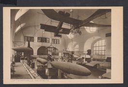 Zeppelin  Luftschiffhalle München   -   alte Ansichtskarte