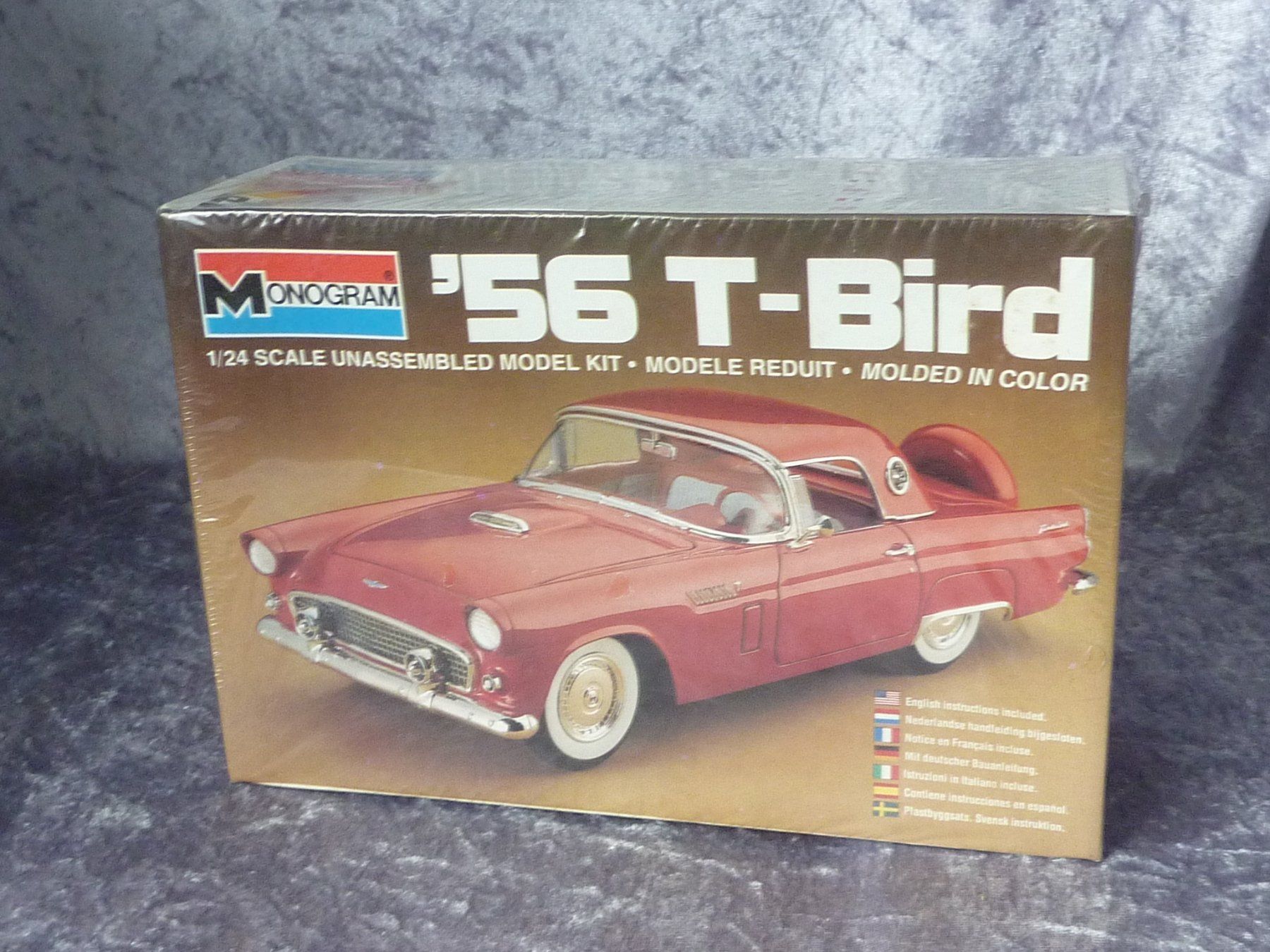 AMT/ERTL Modellini d'auto: Ford Thunderbird 1956  1:24 – Nuovo e nell'imballaggio originale da Dürrenäsch venduto da modellautos4you