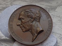 Médaille en Bronze 1886 Général Guillaume Henri Dufour