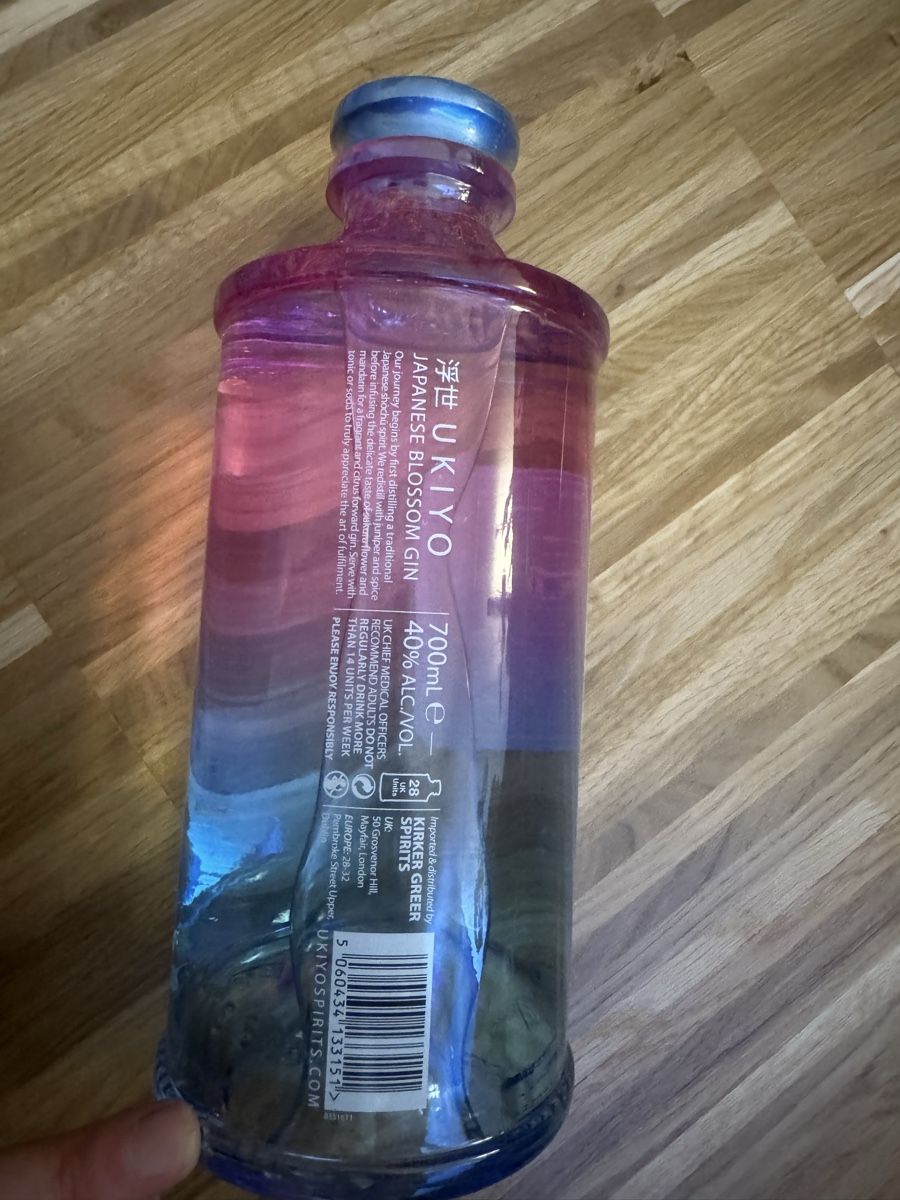 Spirituosen: Ukiyo Japanese Blossom Gin – Neu und originalverpackt aus Dübendorf von gru_v8px 1