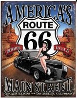 R66 The Main Street - Metallschild