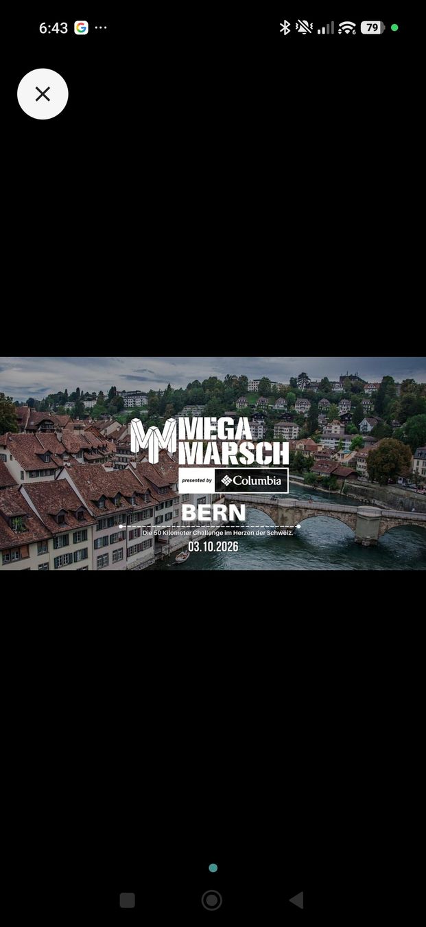 Biglietti: Ticket MegaMarsch Bern 03.10.26 – Nuovo e nell'imballaggio originale da Ortschwaben venduto da Talekk1979