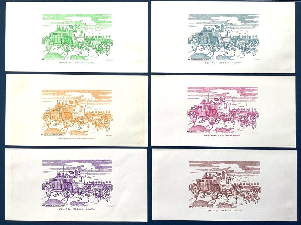 Alle Briefmarken: 2012 Vignetten POSTMUSEUM Paris -Postkutsche – Neu (gemäss Beschreibung) aus Liestal von Skunk02