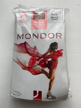 Mondor Eislaufstrumpfhose 3372 Suntan Gr. 10-12