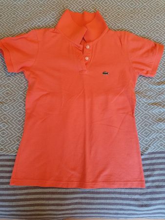 Polo Lacoste color rosa taglia 36