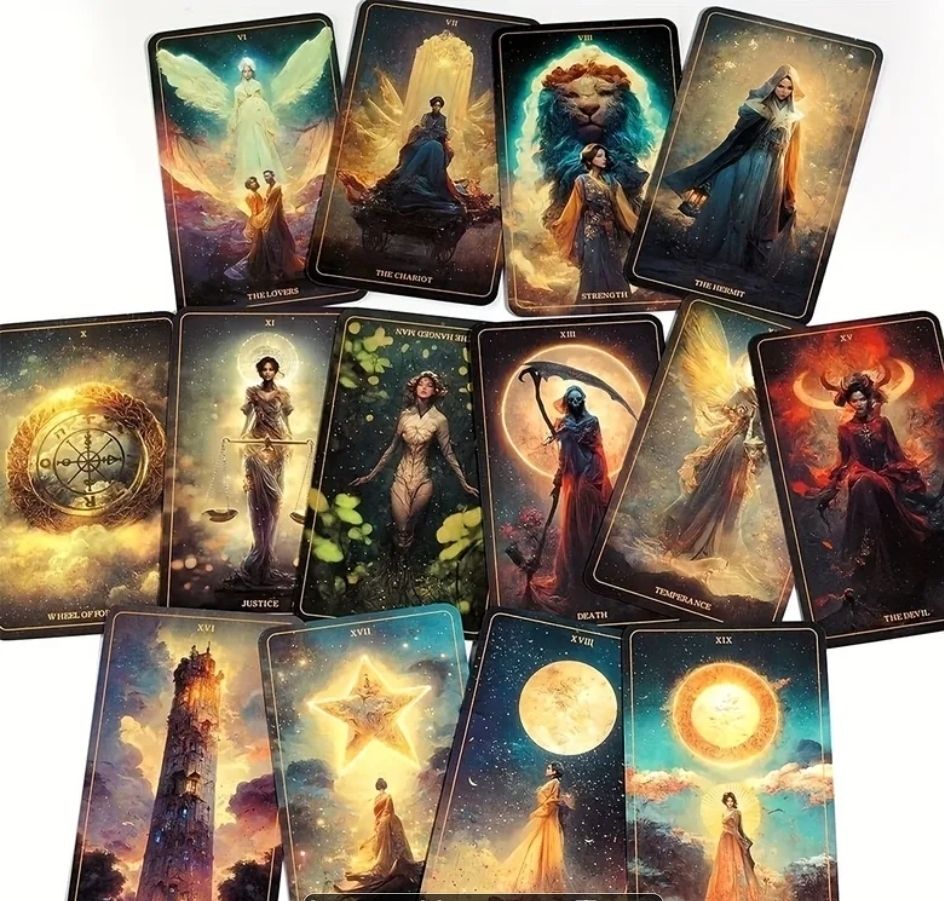 Cartoline: ✨ The Harmony Tarot Deck – Christopher Lee Design – Nuovo e nell'imballaggio originale da Bussigny venduto da Kfdlt 1