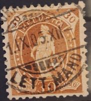 Stehende Helvetia / Helvetta 68D Kat. 2500.- 