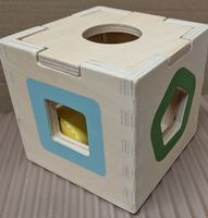 Wooden Toy Set Shape Sorter And Bead Maze