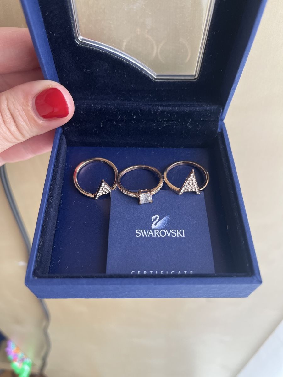 Swarovski Anelli: Swarovski Ring 3 -Teilig Rosegold – Usato da Wittnau venduto da Jo.soder 2