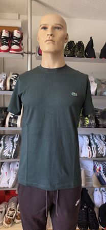 Lagerverkauf,Lacoste T-Shirt Dunkelgrün Grösse M mit Etikett