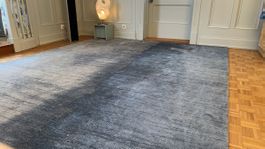mischioff teppich, TIBEY UNI, 50% seide, 50% wolle