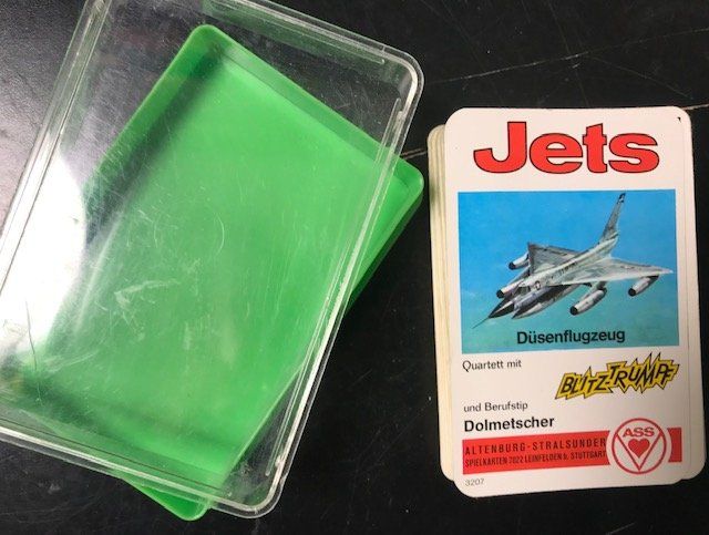 Giochi: Quartett Jets Düsenflugzeug Nr. 3207 – Usato da Zürich venduto da gigimai67 1