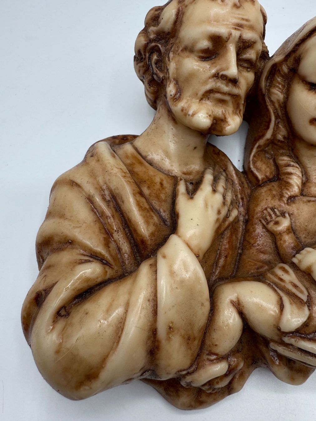 Statuette: Figur : Jozef mit Maria und Kind – Usato da Sachseln venduto da BONATI01 2