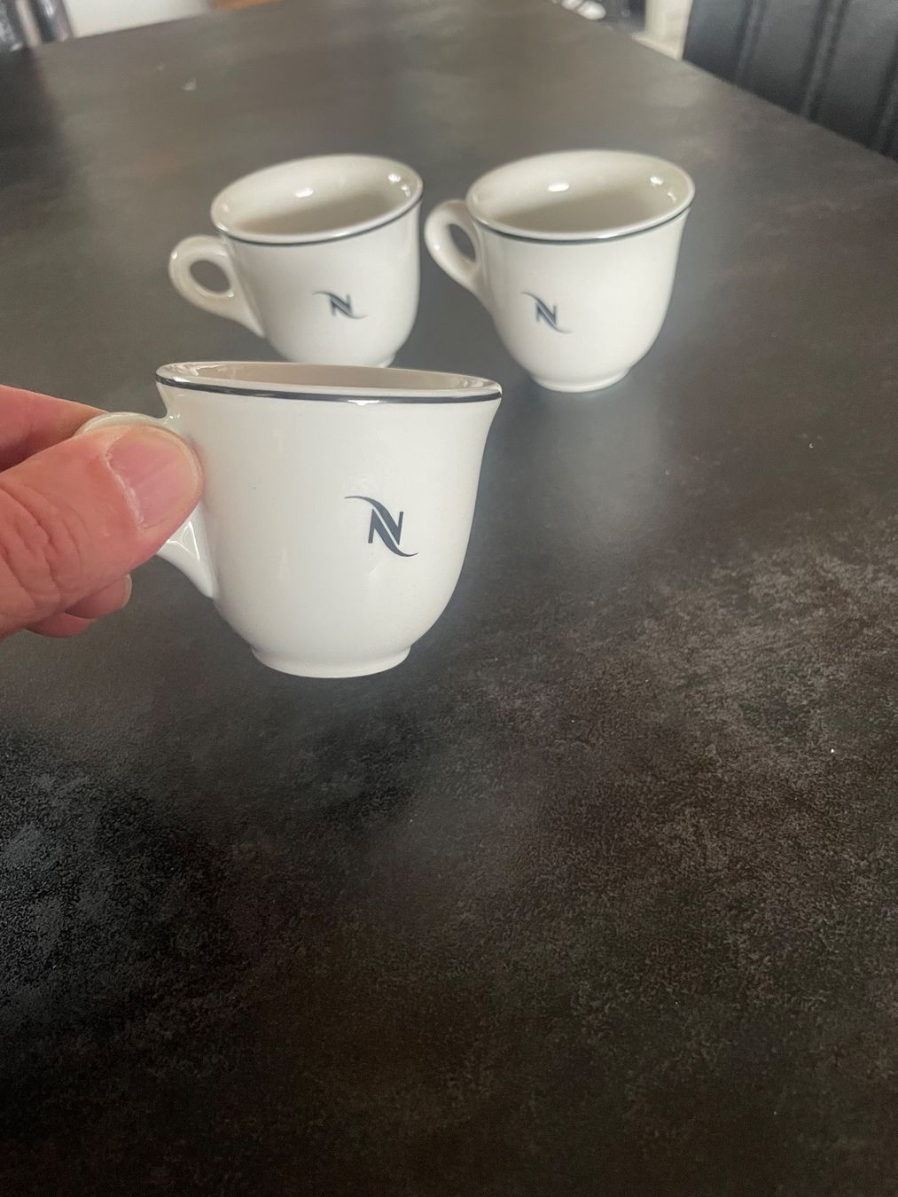 Nespresso Tazze: 3 Tasses Espresso Nespresso – Usato da Vallamand venduto da Bricbracbroc82 1