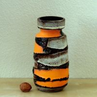 Vase vintage fat lava, céramique Scheurich 242 22, 1970s