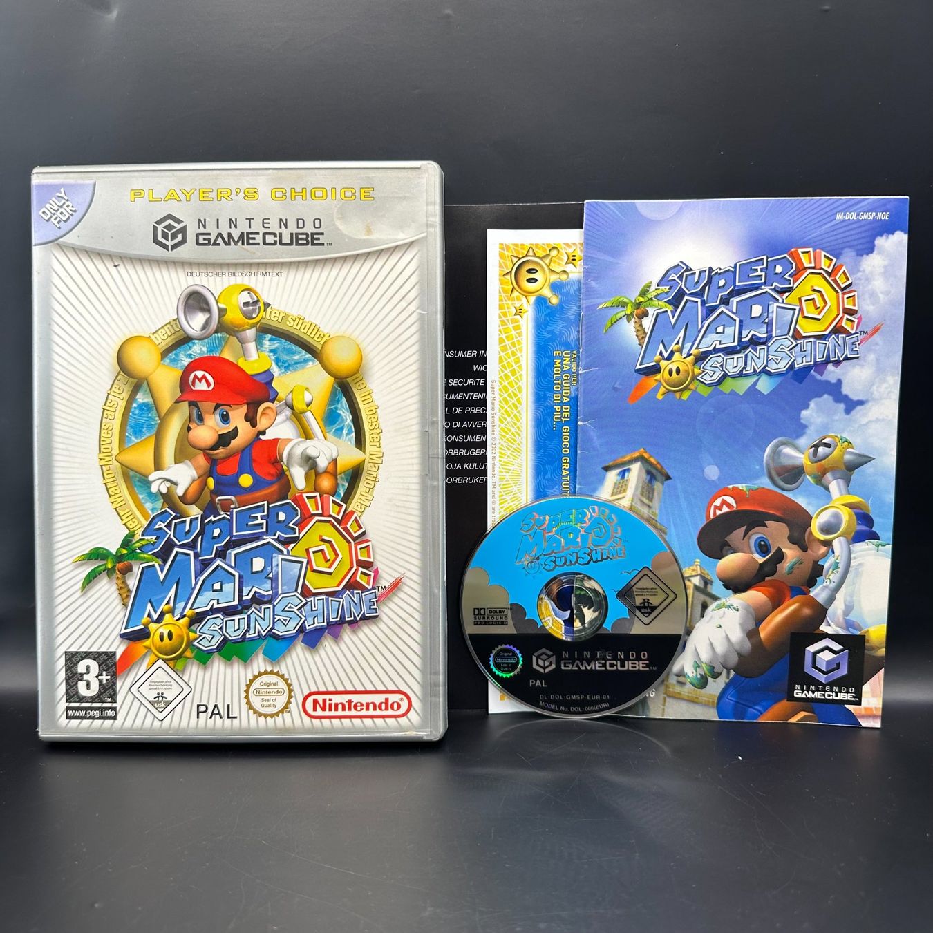 Nintendo Spiele: Super Mario Sunshine Gamecube platin – Gebraucht aus Düdingen von Nerdworld