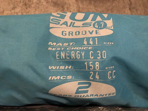 Tavole da surf e di nuoto: 2x Surfbretter + 2x Segel + 1 Mast – Usato da Sutz venduto da bf-ltd 5