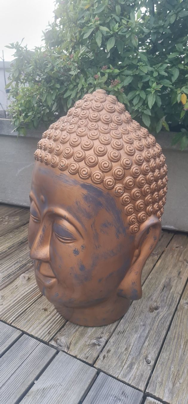 Sculture & Statue: Buddha Kopf gold ca.75 cm, und 45 cm Durchmesser – Usato da Hombrechtikon venduto da Multivan2010 1
