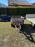 Remorque basculante de chantier robuste