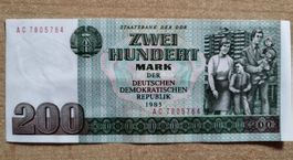 DDR Schein 200 Mark 1985 - Seltenes Sammlerstück!