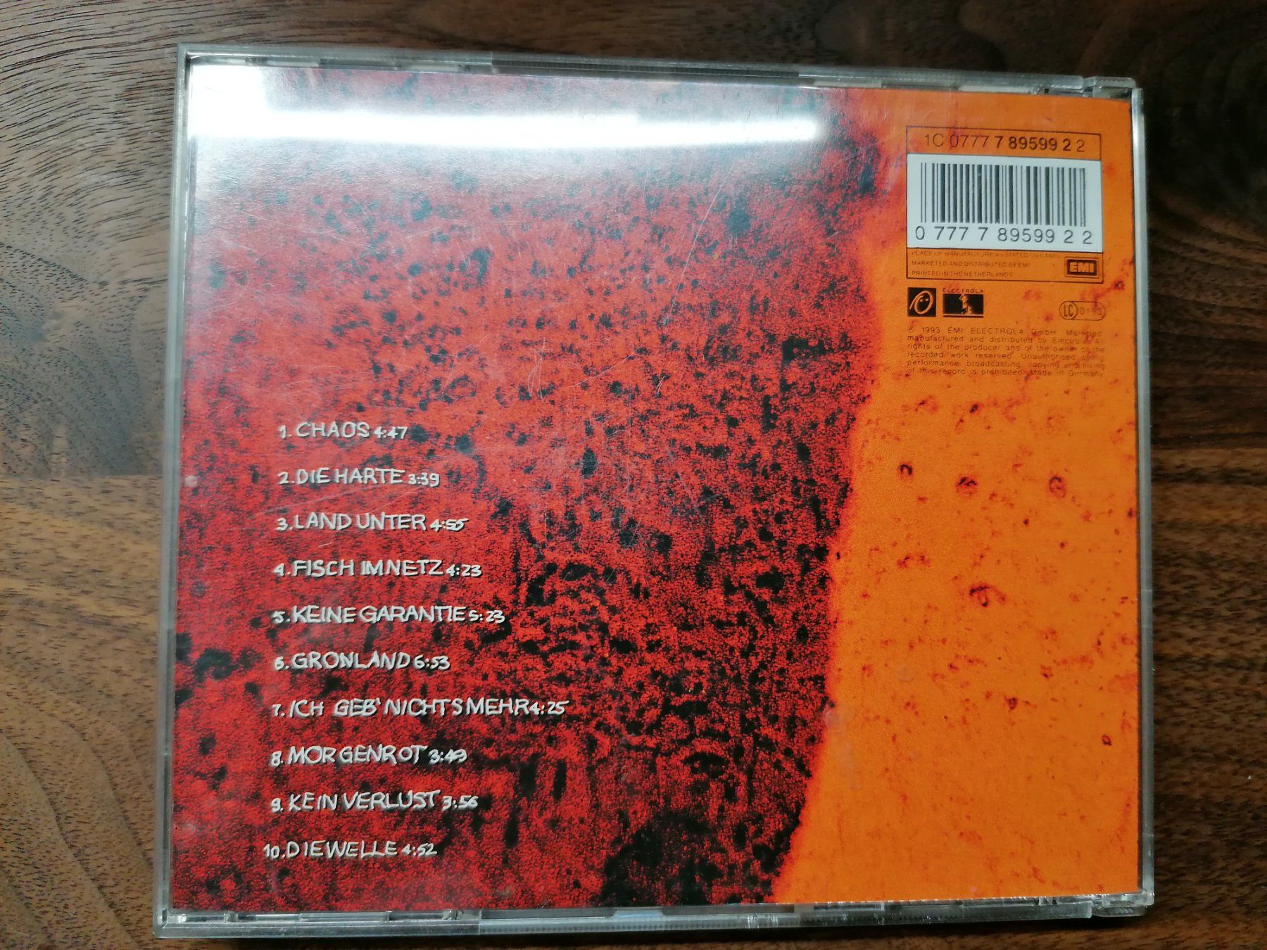 CD: CD Chaos von Herbert Grönemeyer – Usato da Büttikon AG venduto da Amineah 1
