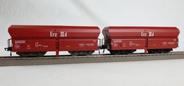 Fleischmann 5520 2x DB Fad167 Selbstentladewagen "ERZ III d"