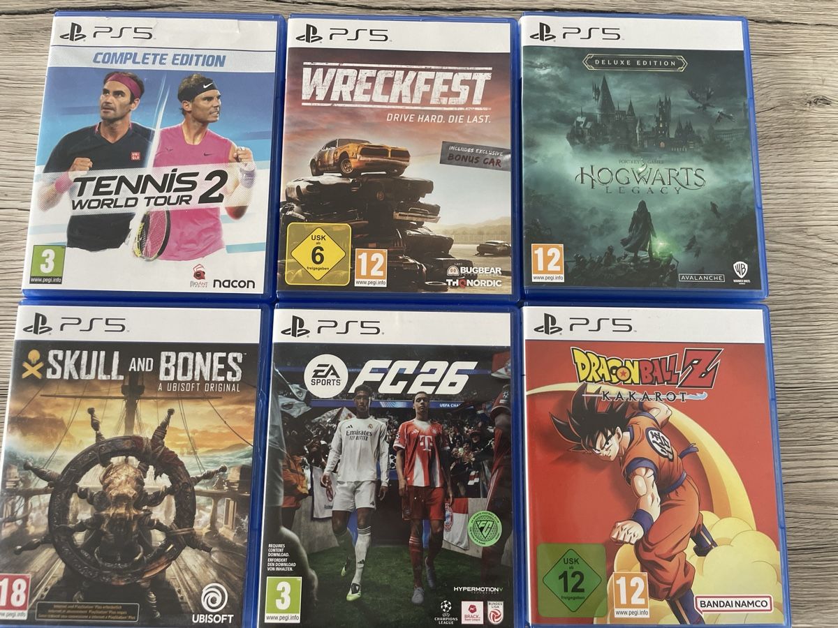Spiele: Playstation 5 Sammlung mit 6 Games – Gebraucht aus Selzach von adr_8mst