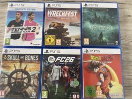Playstation 5 Sammlung mit 6 Games