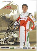 Sutil Force India AK 2009, original signiert!