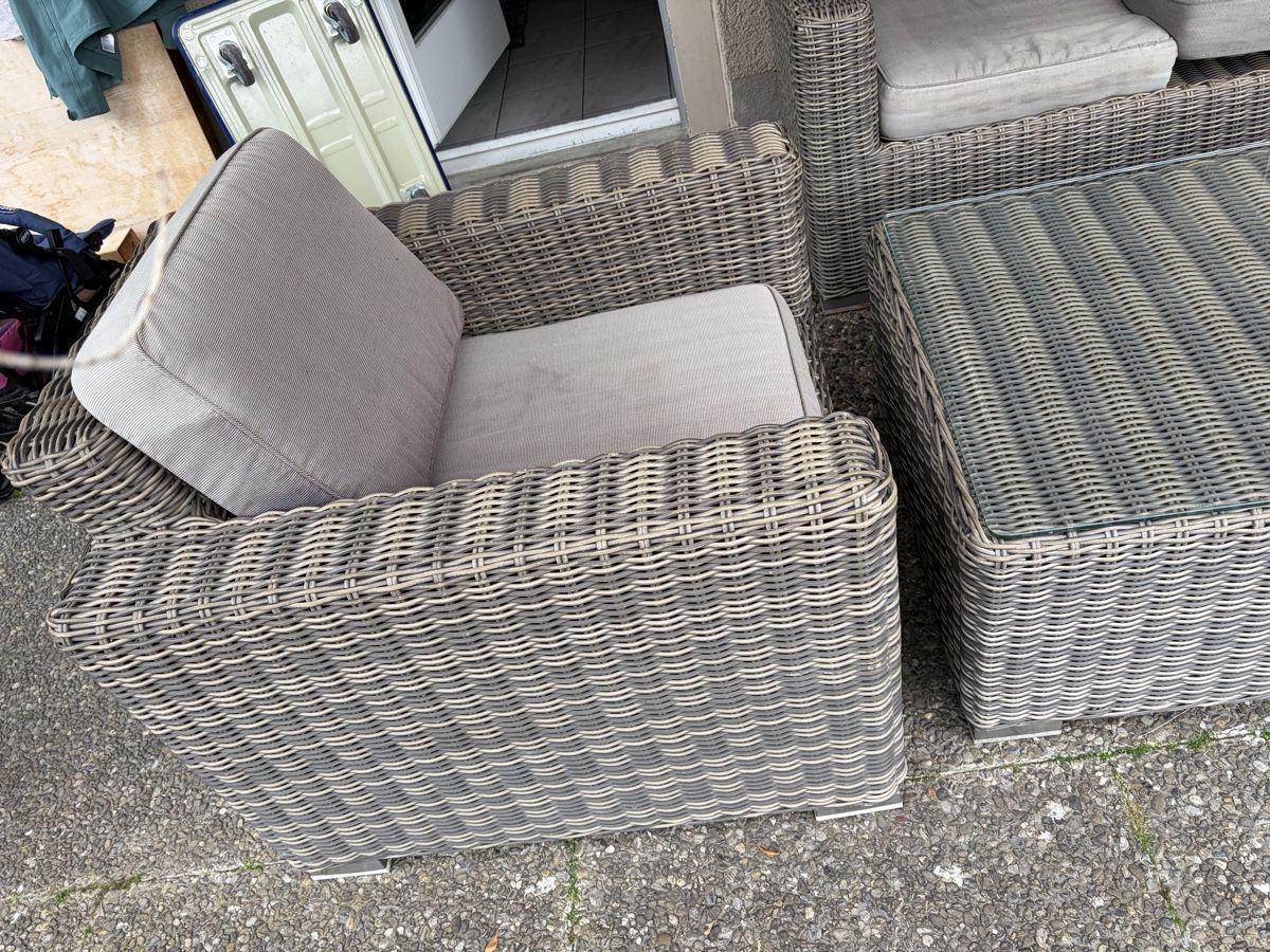 Poltrone: Rattan Lounge Zebra – Usato da Heimberg venduto da mya_l9f7 2