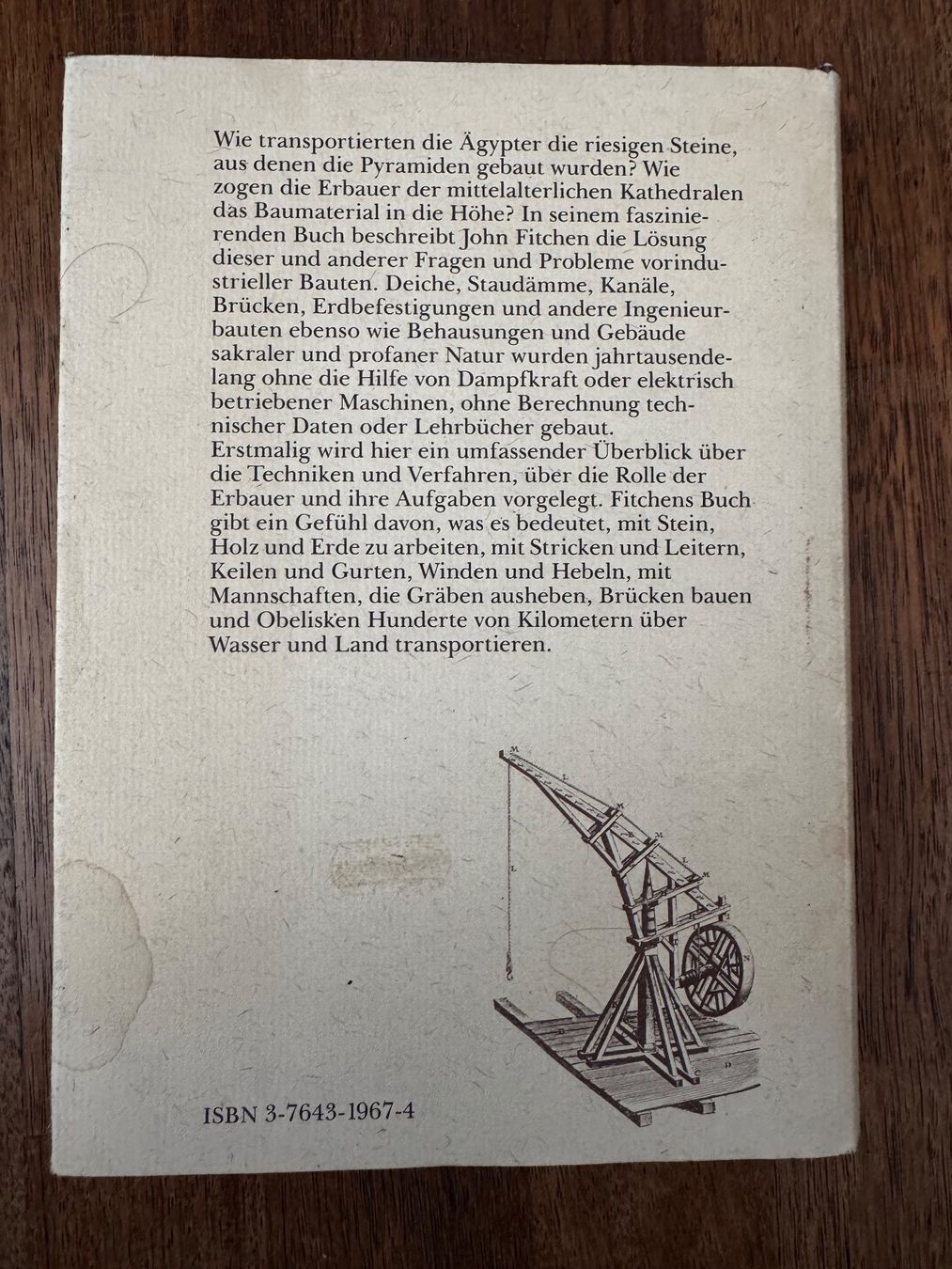 Libri: Buch Mit Leiter Strick und Winde John Fitchen – Usato da Au ZH venduto da AurelioH 2