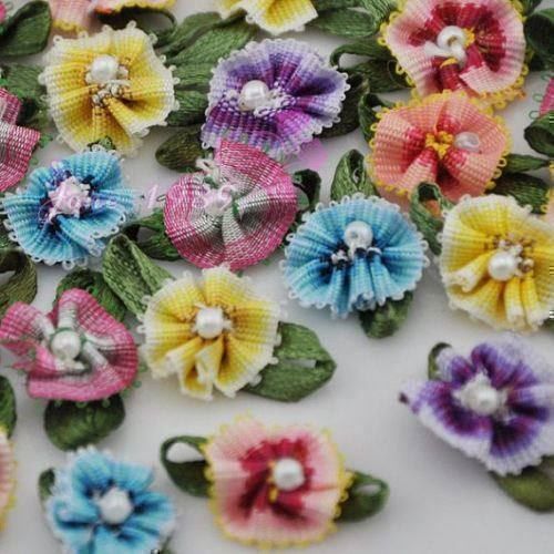 Alle Werkzeuge: 20 mini fleurs dégradées mixte 1.2 cm – Neu und originalverpackt aus St-Imier von goodber