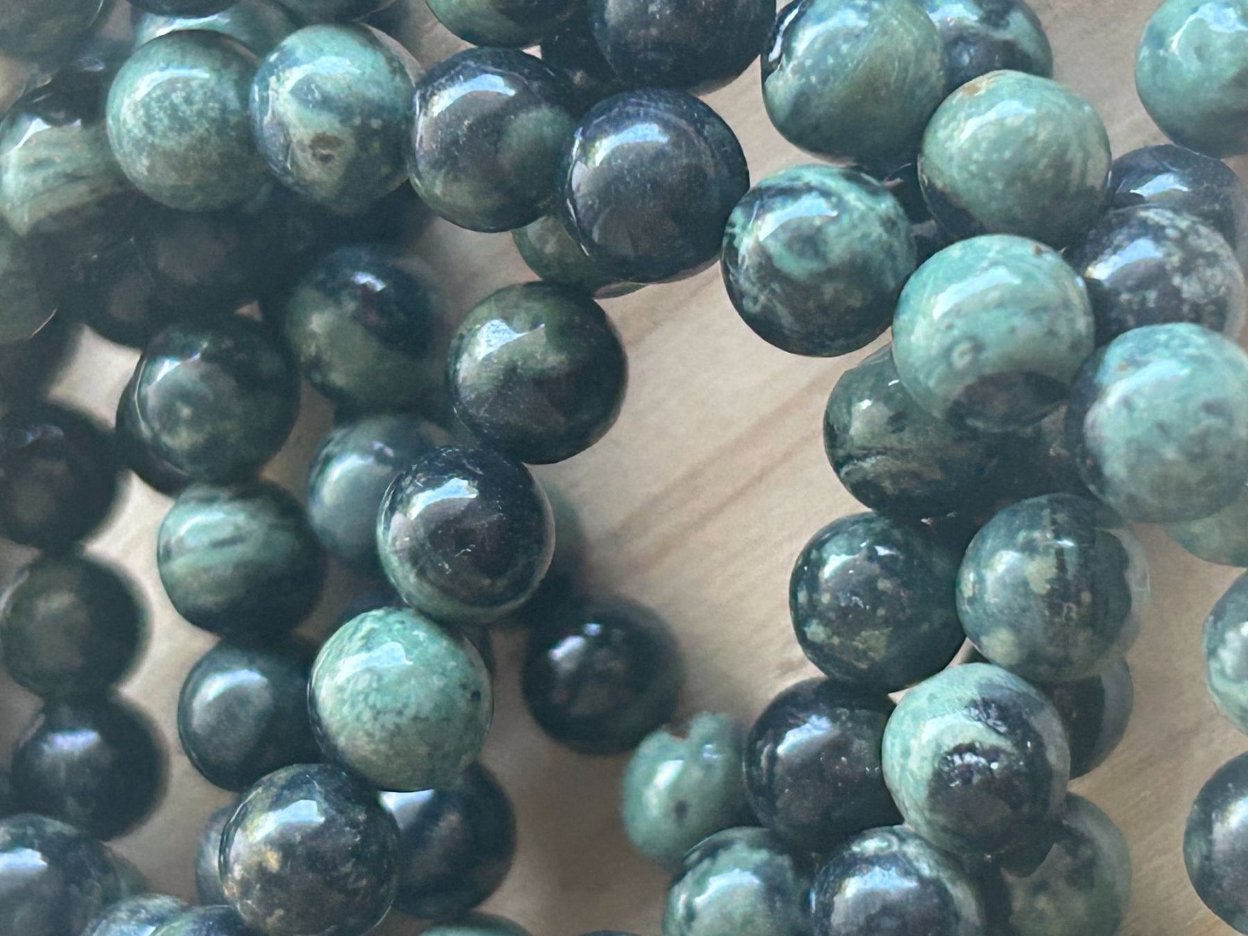 Minerali & Pietre curative: Strang echte Kambaba beads 8 mm – Nuovo e nell'imballaggio originale da Niederrohrdorf venduto da Ytobi 2