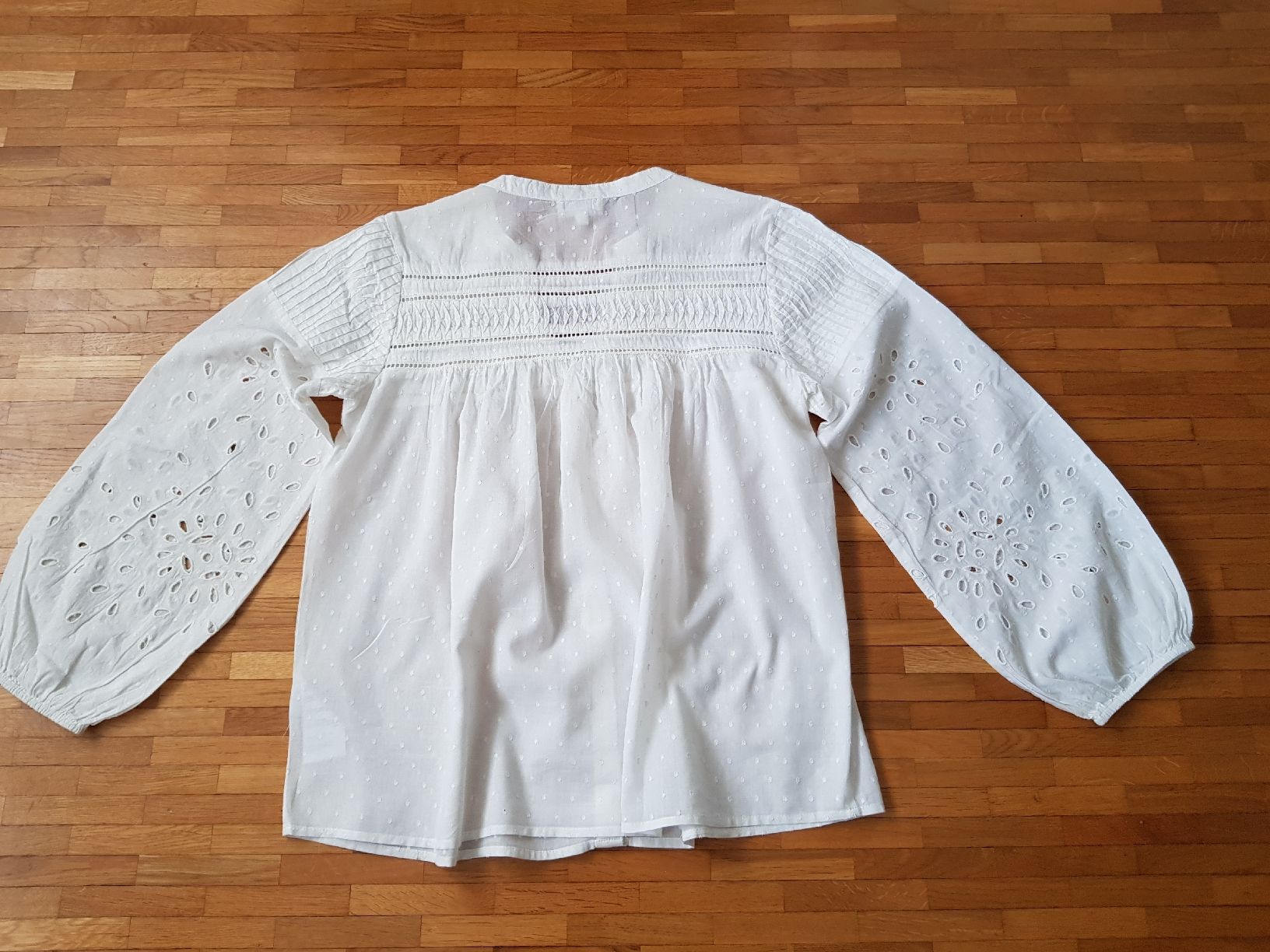 Maison 123 Camicette: Blouse blanche brodée Maison 123 taille 36 – Usato da Veyrier venduto da sosozizou 6