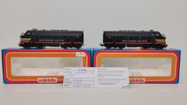 Märklin H0 4129&3129 Southern Pacific EMD F7
