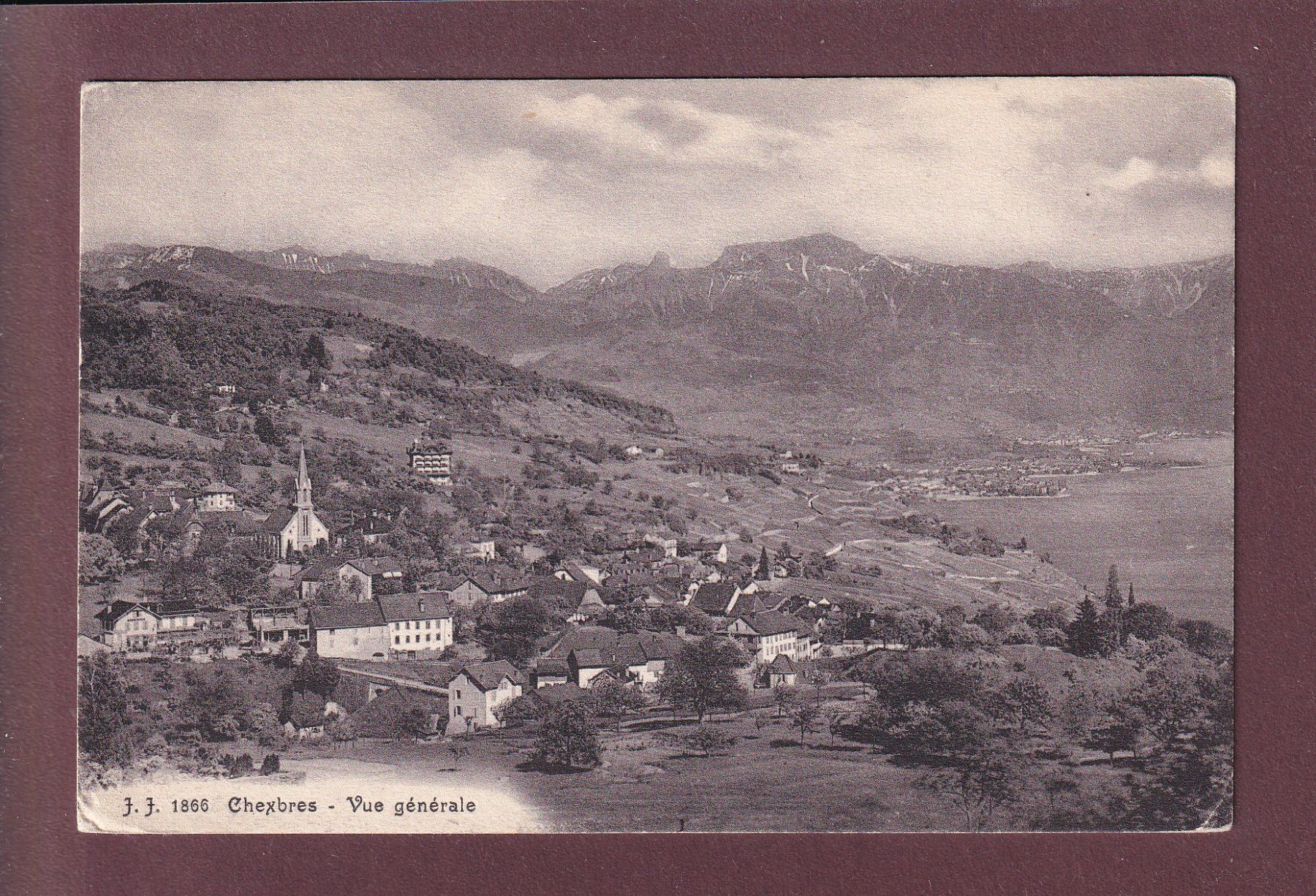 Cartes postales: CHEXBRES - Vue générale – D'occasion à Pully par nicecards