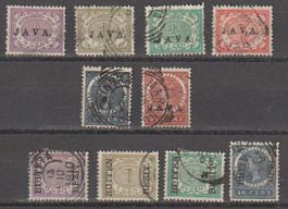 Indes Ndrlandaises Java 10 Timbres Différents
