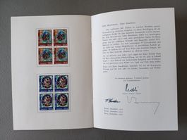 Glückwunschkarte GD PTT 1970 Pro Patria