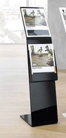 %neuer Info-Präsenter, schwarz,B 215 x T 300 x H 910 mm